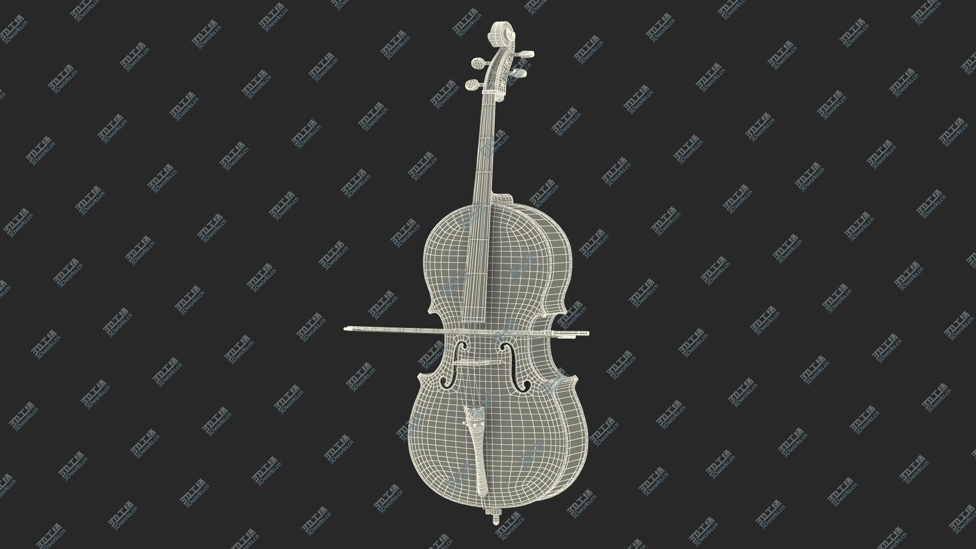 images/goods_img/2021040163/Cello Instrument with Bow 3D model/3.jpg